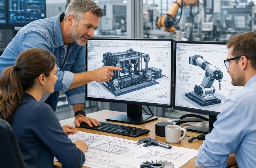 Wie CAD-Dienstleister die industrielle Produktentwicklung revolutionieren: Effiziente Konstruktion und Fertigungsvorbereitung im Fokus