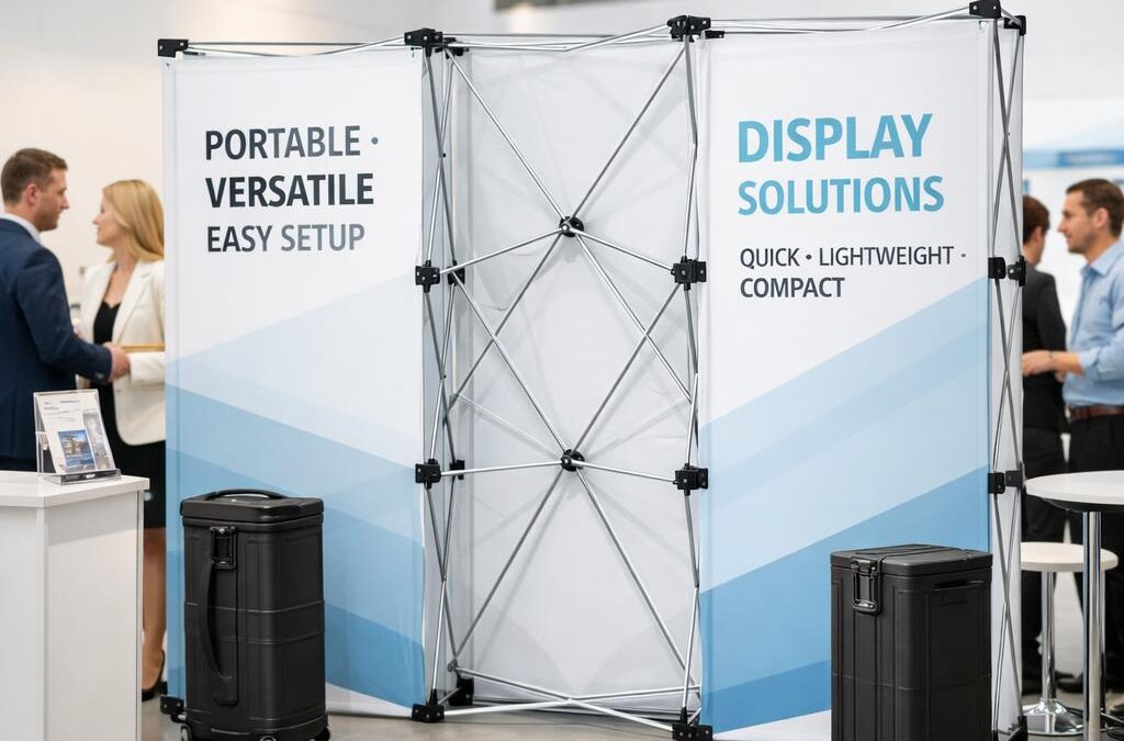 So profitieren Sie bei Business-Events von schneller Montage und platzsparenden Displays